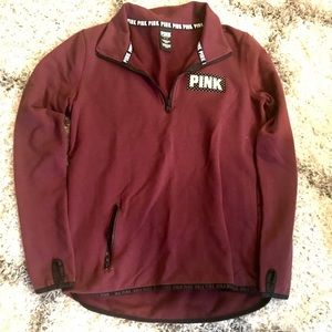 PINK Half zip pull over !